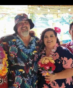 Joyin Toy 36 Counts Hawaiian Leis Bulk, Tropical Flower Lei Hawaiian Lei Beach Hawaii Luau Party Favors Decoration Birthday Party Supplies(3 Dozen) 40 81cZ0rFoaL