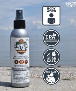 Ranger Ready Tick Spray and Insect Repellent, Picaridin 20% Bug Spray, Travel Size, Assorted Scents, 3.4 Oz (Pack of 3) 3.38 Fl Oz (Pack of 3) 14 81cZEhNKCuL