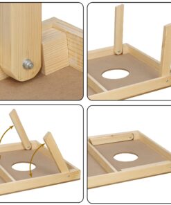 ZENY Portable Cornhole Set Regulation Size Outdoor Yard Cornhole Game 2 Wooden Cornhole Boards 8 Corn Hole Toss Bags with Travel Carrying Bag Regulation Szie 4x2ft 27 81cbGLiRt9S