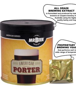 Mr. Beer American Porter 2 Gallon Homebrewing, Refill 9 81ccarQRLDL