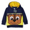 Paw Patrol Boys' Toddler Character Big Face Zip-up Hoodies 4T Chase Navy 47 81cdiUUF4eS
