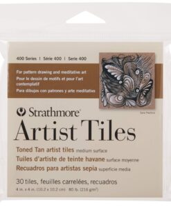 Strathmore (105-977-1 400 Series Toned Tan Artist Tiles, Brown, 30 Sheets 4x4 6 81ce VrjFhL