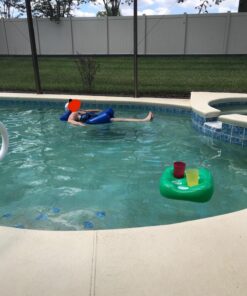 Poolmaster Water Chair Inflatable Swimming Pool Float Lounge, Blue 1 Pack 39 81cePfwl0L