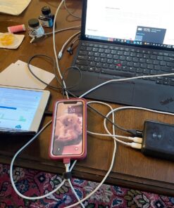 Anker Power Bank, 25,600mAh Portable Charger 87W Bundle with 65W USB-C Wall Charger, Works for MacBook Pro, Dell XPS, Microsoft, Pixelbook, iPhone 13 series, Samsung, iPad Pro, and More 38 81cf q1hEL