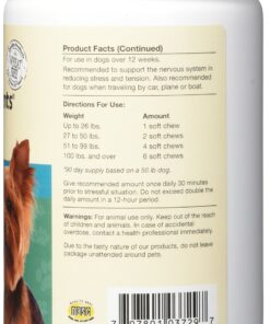 NaturVet Quiet Moments Calming Aid Plus Melatonin 180 Soft Chews 13.9OZ 18 81chGescbXL