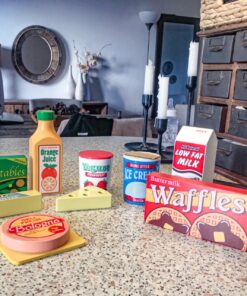 Melissa & Doug Fridge Food Wooden Play Food Set (9 pcs) - Pretend Play Kitchen Accessories, Play Food Sets For Kids Kitchen, Wooden Play Grocery Sets For Kids Ages 3+ 36 81chP3TpZ0L 2