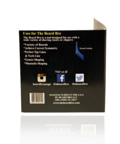 The Beard Bro- 7 Tools in 1 Professional Beard Shaping Tool For Perfect Lines and Symmetry- THE FIRST & ORIGINAL 18 81ciMlt0nbL