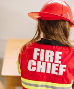 Melissa & Doug Fire Chief Role Play Costume Dress-Up Set (6 pcs) Standard Packaging 29 81cleu5oRHL