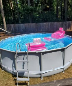 Swimline Deluxe Lounge Chair Colors May Vary (Pink or Blue) Deluxe Leg-Dip Lounger (Pink or Blue) 15 81cpLVwNREL