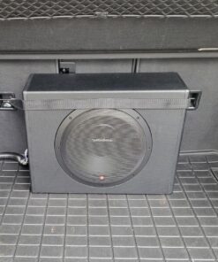 Rockford Fosgate Punch P300-12 Single 12" 300-Watt Amplified Subwoofer in Enclosure - Black 12 Inches Standard Packaging 46 81cq3NO0sTL