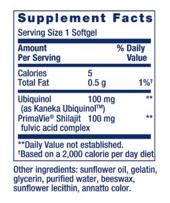 Life Extension Super Ubiquinol CoQ10 with Enhanced Mitochondrial Support, ubiquinol CoQ10, shilajit, potent heart health & cellular energy production support, ultra-absorbable, gluten-free, 60 softgel 100 mg 60 Count (Pack of 1) 12 81crasHdgML