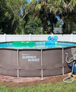 XtremepowerUS 13" Sand Filter 3/4HP Pool Pump 2400GPH High-Flow Above Ground Pool Set with Stand 21 81cuP0El6KL