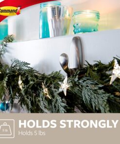 Command FC13-BN FBA_FC13-BN Forever Classic Metal, Large, Brushed Nickel, 1-Hook (FC13-BN-ES) 34 81cuVcigMxL