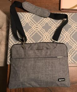 Qishare Laptop Case Laptop Shoulder Bag 11.6-12" Gray Lines 141 81cufDIbpsL