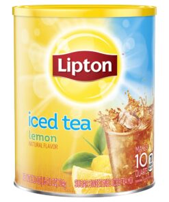 Alternative view of Lipton Lemon Iced Tea Mix, Sweetened, Makes 10 Quarts (Pack of 6)