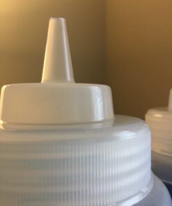 SET of 3, 32 Oz. (Ounce) Large Clear Squeeze Bottle, Condiment Squeeze Bottle, Open-tip, Wide Screw-on Spout, Polyethylene Durable Plastic, Diner Style. 15 81cxEe55m1L