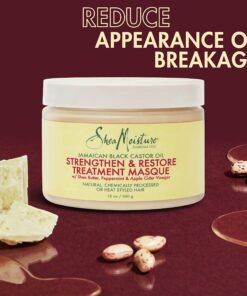 SheaMoisture Jamaican Black Castor Oil Treatment Masque Jamaican Black Castor Oil For Dry Hair Paraben Free Hair Mask 11.5oz 30 81cxaylrXRL