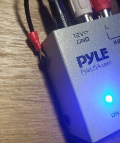 Pyle Phono Turntable Preamp - Mini Electronic Audio Stereo Phonograph Preamplifier with RCA Input, RCA Output & Low Noise Operation Powered by 12 Volt DC Adapter (PP444),Gray Basic model 30 81cxexgt03L 2