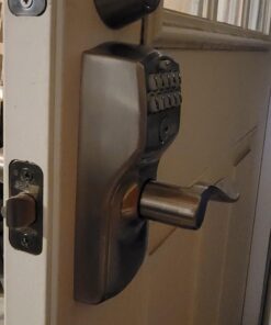 Schlage FE575 CAM 619 ACC Camelot Keypad Lock with Accent Lever, Auto-Lock, Electronic Keyless Entry, Satin Nickel Camelot Trim 15 81cxj0JMHL