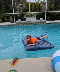 Intex Stingray Ride-On, 74" X 57", for Ages 3+ Gray 34 81d13 9eRiL