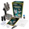 NATIONAL GEOGRAPHIC Dual LED Kids Microscope - 50+ pc Science Kit with 10 Prepared Slides & 10 DIY Blank Slides, Biology Experiment Activity, Microscope Kit for Kids 8-12 (Amazon Exclusive) Student Microscope Kit