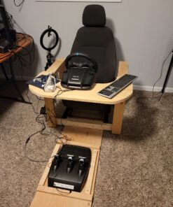 Logitech G29 Driving Force Racing Wheel and Floor Pedals, Real Force Feedback, Stainless Steel Paddle Shifters, Leather Steering Wheel Cover for PS5, PS4, PC, Mac - Black 38 81d2L7BfhZL