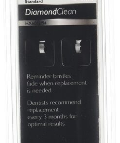 Philips Sonicare Genuine DiamondClean Replacement Brush Heads, Black, 2 Pack, HX6062/94 12 81d2slWYT7L