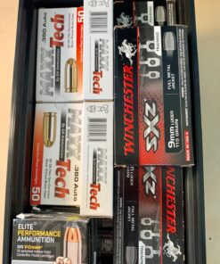 MTM AC50C-40 Ammo Can, 50-Caliber, Heavy-Duty Dual Latching System, Rugged Polypropylene Plastic, O-Ring Seal System, Water Resistant, Bulk Ammo Storage, USA Made, Black 50-Caliber Ammo Can 31 81d51kFiw L