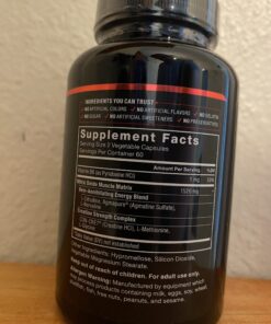 Force Factor Volcano Pre Workout Nitric Oxide Booster Supplement for Men with Creatine and L-Citrulline to Boost and Energy, Help Build Muscle, Better Pump and Workout, 120 Capsules 28 81d5QZF4aL