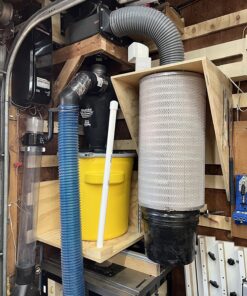 Eagle 20 Gallon Salvage Barrel Drum with Metal Ring Lever-Lock Lid, 21" Height, 21" Diameter, Blow-Molded HDPE, Yellow, 1654 40 81d6TI2mnEL