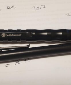 Smith & Wesson SWPENMP2BK 5.8in Aircraft Aluminum Refillable Tactical Screw Cap Pen for Outdoor, Survival, Camping and EDC 45 81d6yxpkJtL