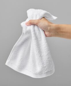 Amazon Basics Fast Drying Bath Towel, Extra Absorbent, Terry Cotton Washcloth, 12 x 12 Inch, White - Pack of 60 24 81d9LxcADtL