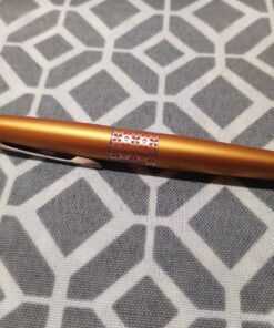 PILOT MR Retro Pop Collection Fountain Pen in Gift Box, Orange Barrel with Flower Accent, Fine Point Stainless Steel Nib, Refillable Black Ink (91433) Marigold/Flower Fine Nib 24 81d9NE4EtpL