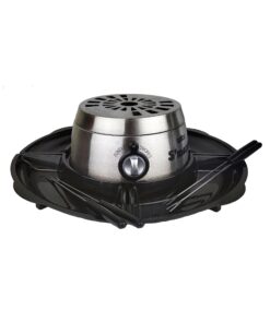 Salton Electric S'Mores Maker - Perfect Gift for Date Night - Temperature Control, 4 Lazy Susan Trays & 4 Roasting Skewers Included 17 81d9aGMOnmL