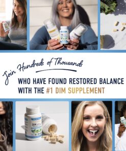 DIM Supplement 200 mg | Estrogen Hormone Balance for Women & Men | Hormonal Acne Supplements, Menopause Support, Antioxidant Support | Clean Label Project Certified, Vegan, Soy Free | 60 Ct. DIM 200mg 39 81dAK8TYFBL 1