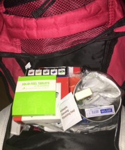 Wise Company Survival Kit, Food and Emergency Supply Backpack, Red 20 81dB5SFkwXL