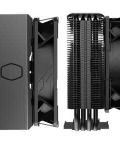 Cooler Master Hyper 212 Black CPU Air Cooler, SickleFlow 120 Edge Fan, Aluminum Top Cover, 4 Copper Heat Pipes, CryoFuze, 152mmTall,Brackets AMD Ryzen AM5/AM4, Intel LGA1700/1200 (RR-S4KK-25SN-R1) 45 81dBWvVnJZL