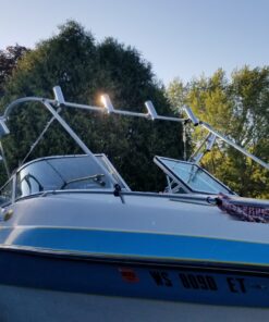 Amarine Made Boat 4pcs Fishing Rod Holder, Stainless Rail Mount Clamp on Rod Holder, Adjustable Fishing Pole Holder for Rails 7/8" to 1" 32 81dDkRBVYaL