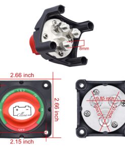 Cllena Dual Battery Selector Switch for Marine Boat Rv Vehicles Battery Switch 1 10 81dEK2cvL