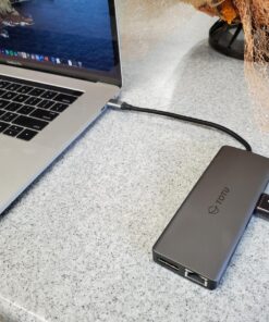 USB C HUB, Upgraded TOTU 13 in 1 Type C Hub Dongle Adapter (4K Dual HDMI&DP,75W PD), Triple Display Docking Station for Windows&MacBook Pro USB C Systems, macOS only Support Mirror Display 59 81dF3iWOzGL 1