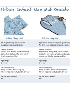 Urban Infant Tot Cot Kids Nap Mat - Toddler Preschool Daycare Bedding Cover with Blanket and Pillow - Traffic 25 81dG6PEmpEL