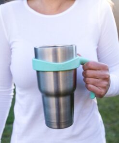 Grab Life Outdoors - Handle For YETI Rambler 30 Oz Tumbler Cup - Fits Ozark Trail, RTIC & more - (Handle Only) - Black 28 81dHBxiNsZL