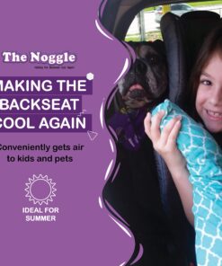 The Noggle, 8ft - Kid's Personal Air Conditioning System, Made in USA, Directs Cool Air to Children in The Backseat - Air Conditioning Vent Hose for Vehicles, Making The Back Seat Cool Again - Black 8 feet Black Ice 28 81dJ3NeLqcL 1