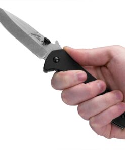 Kershaw Large CQC 4KXL Pocketknife from Kershaw-Emerson (6055) Delivers Durability and Classic Strength with Instant Open, Frame Lock, Reversible Pocket Clip and Precision Technology; 6.1 oz 35 81dJJjctO5L