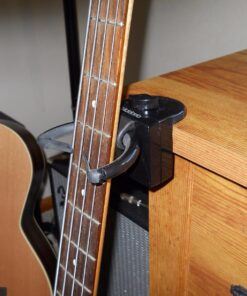 D'Addario Accessories Guitar Dock - Adjustable Clamp Guitar Neck Rest - Fits to Any Flat Surface with Edge - Rotates for Multiple Angles 22 81dLI4Jy3L