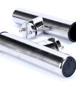 Amarine Made Boat 4pcs Fishing Rod Holder, Stainless Rail Mount Clamp on Rod Holder, Adjustable Fishing Pole Holder for Rails 7/8" to 1" 28 81dMRmKHO6L