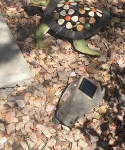 Large 7" wide Garden Solar Rock Lights Outdoor 12 81dMoSY9tL