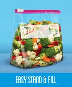 Ziploc Slider Storage Bags with New Power Shield Technology, For Food, Sandwich, Organization and More, Quart, (42 Count (Pack of 3), 126 Total Bags) 13 81dNJszIXvL