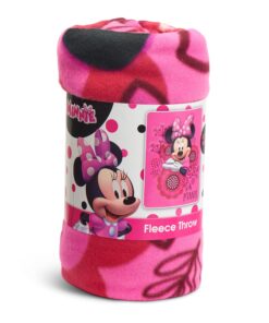 The Northwest Company Fleece Throw Blanket Disney's Minnie's Bowtique, So Many Bows, 45" x 60" 14 81dONZYM1L