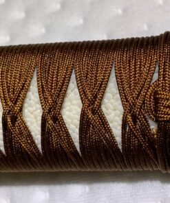 siwode Handmade Katana,Xin New Rope, Full Tang,Japanese Ninja Samurai Real Sword (T10 Clay_Tempered) 40-Inch Hollow Dragon Copper Tang 47 81dORVDt6lL